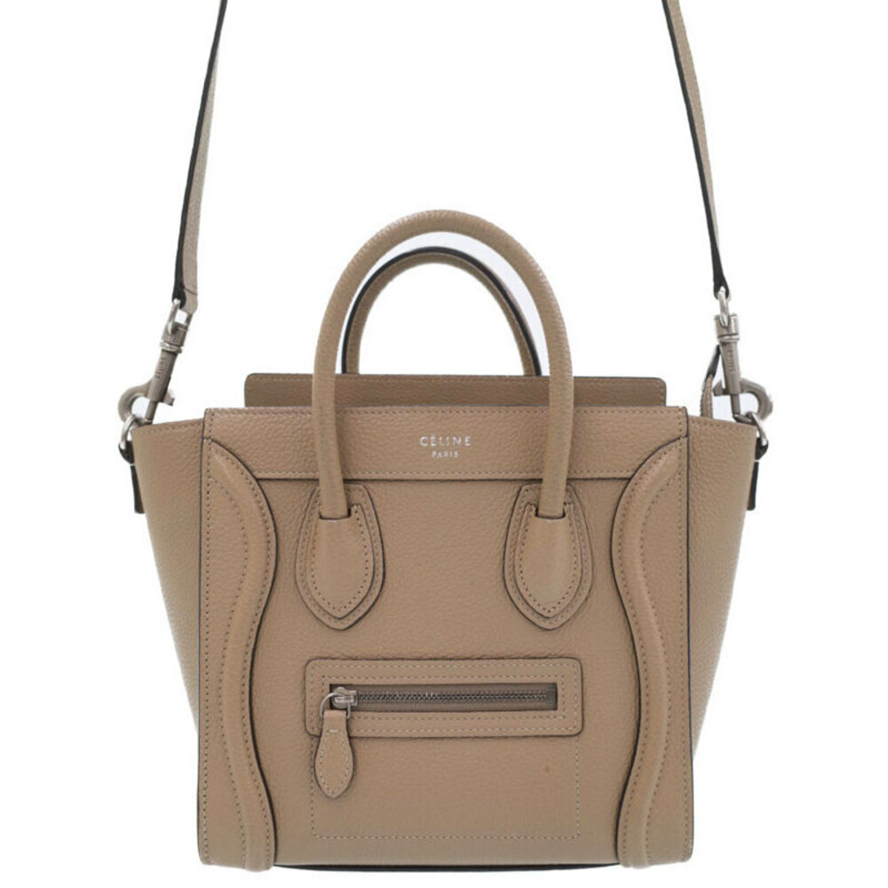 Celine Luggage Shopper Leather Shoulder Bag